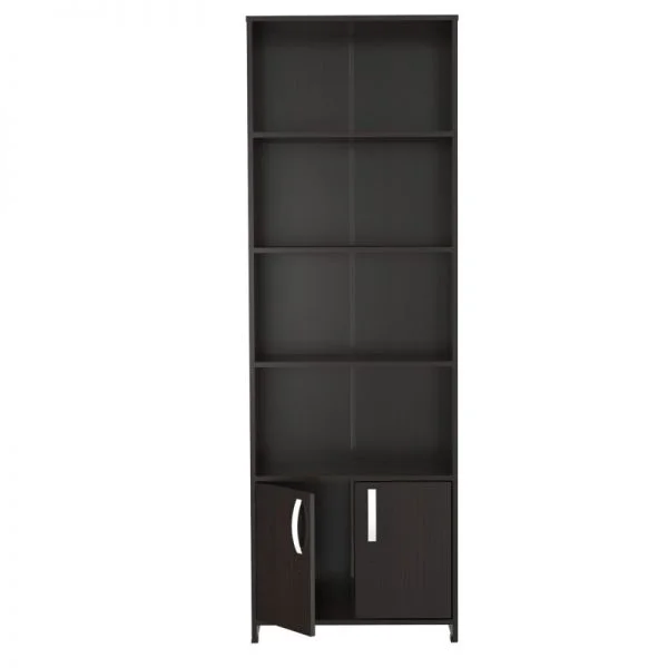 INVAL 4-SHELF BOOKCASE WITH 2 DOORS - Image 4