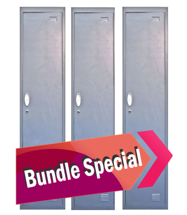 3 One-Door Locker Bundle