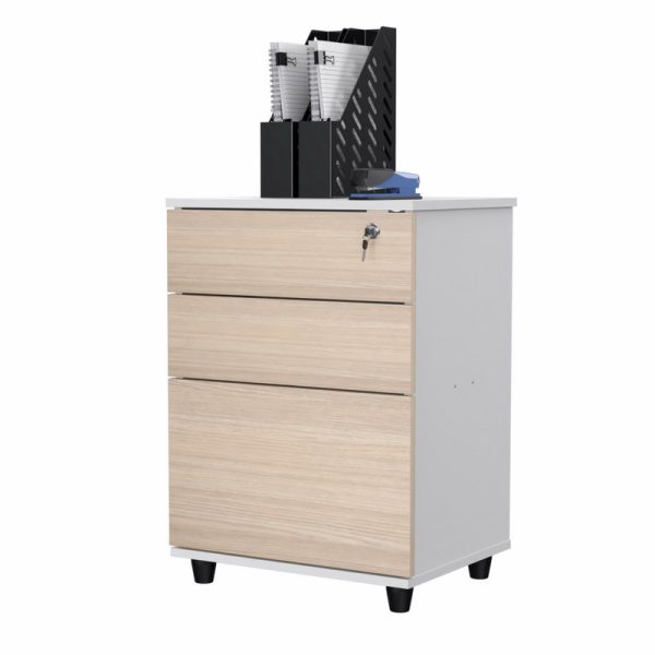 INVAL AR3X1 SIM 3-Drawer Pedestal