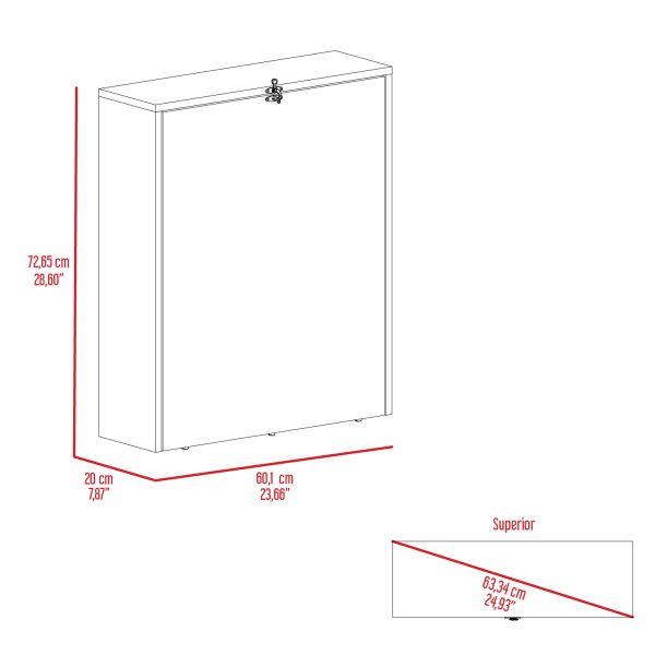 Kaplar Wall Mounted Folding Desk - Image 4