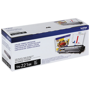 Brother Standard-yield Toner, Black TN221BK