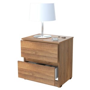 Inval Nightstand MN2610 - Amaretto