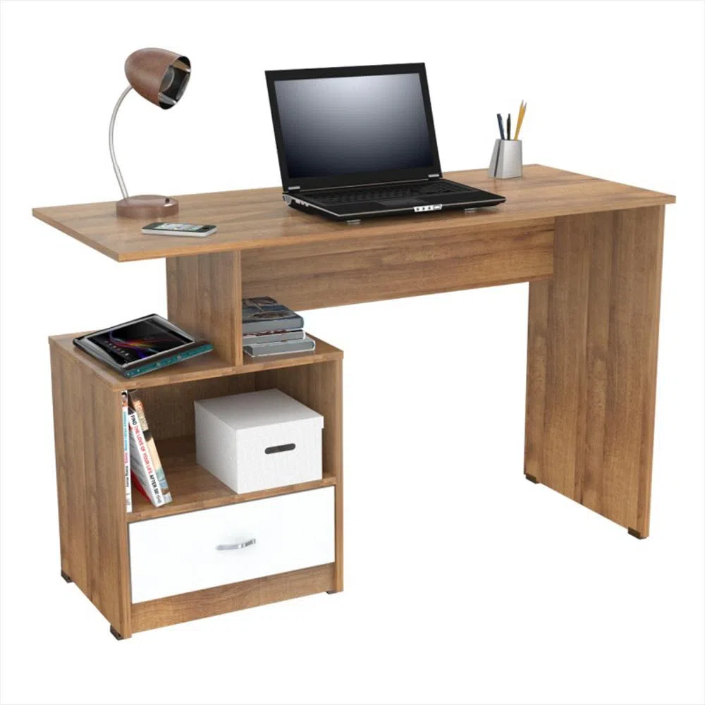 Inval Desk ES4603 Amareto/Blanco - Amaranth Business Solutions Limited