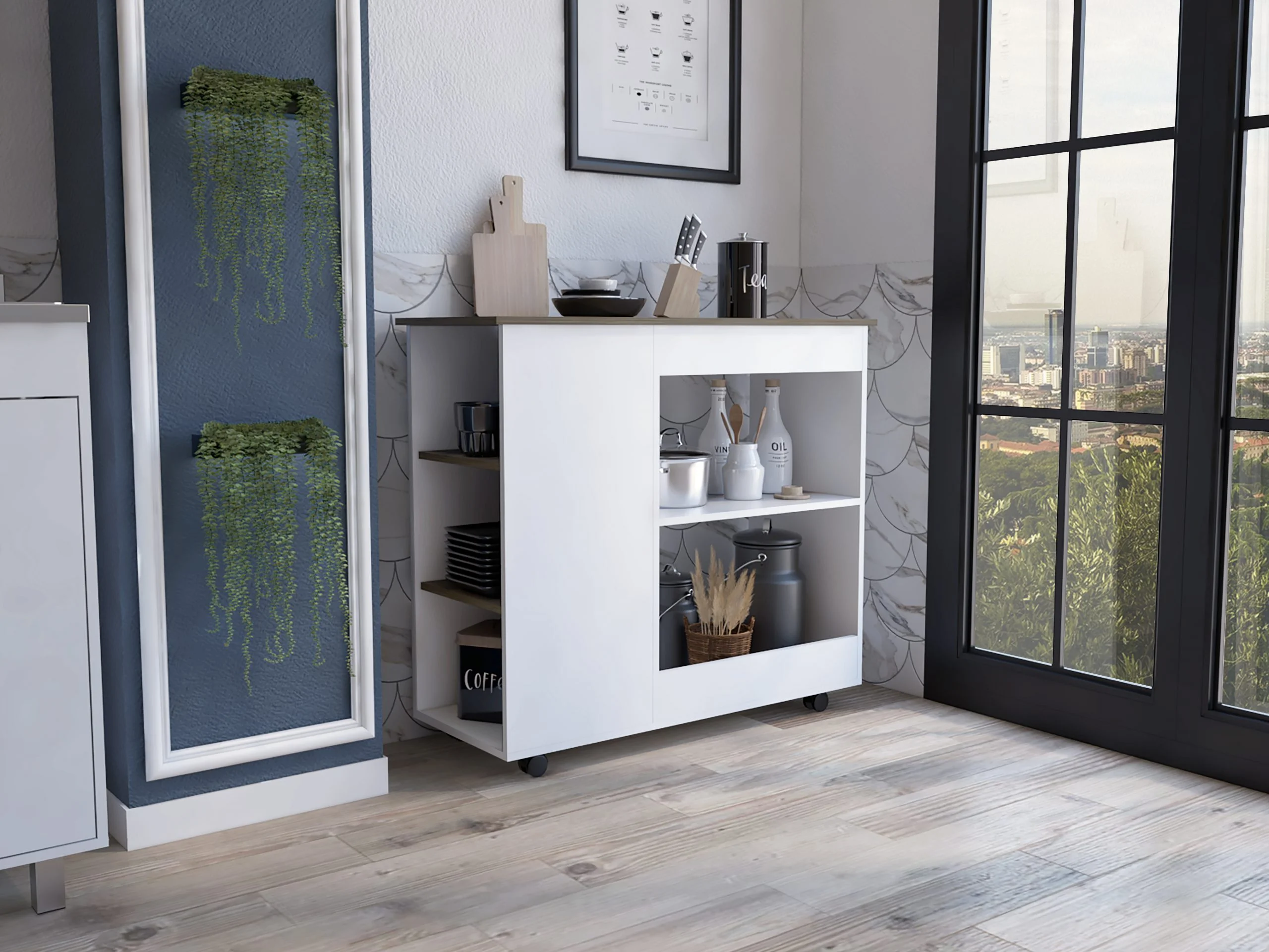 Nigella Kitchen Cart - Image 2