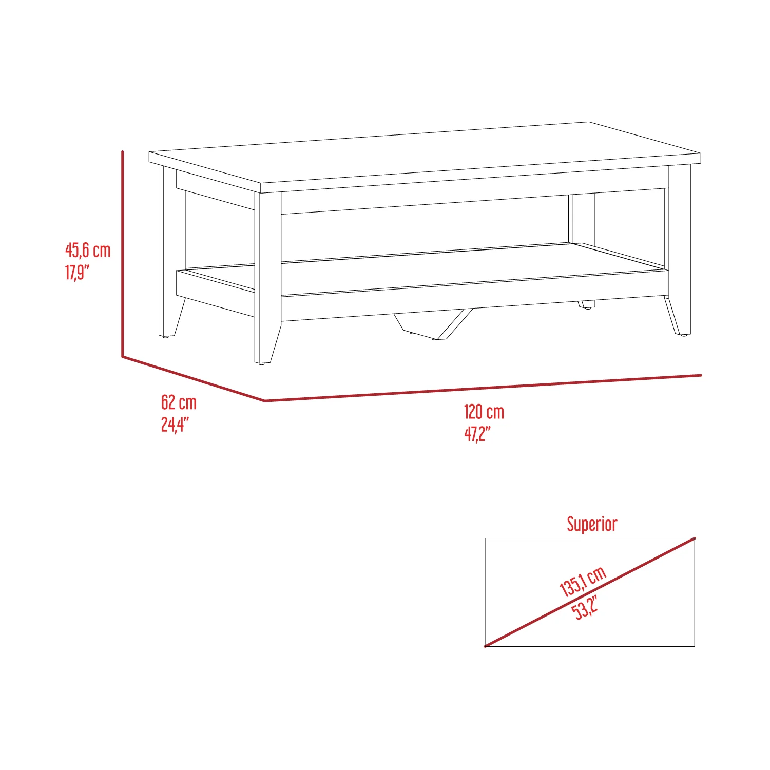 RTA Accent Coffee Table - Image 4