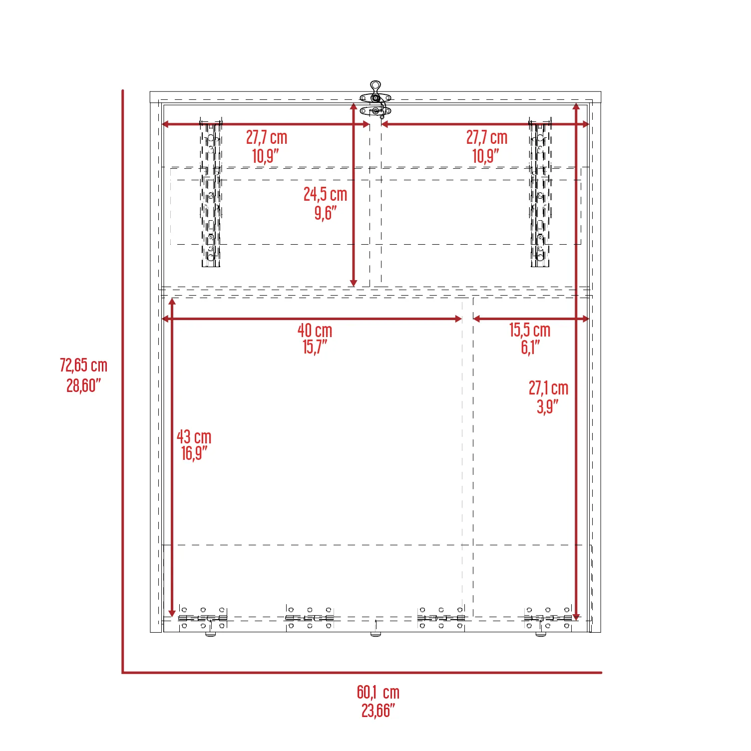 Kaplar Wall Mounted Folding Desk - Image 6