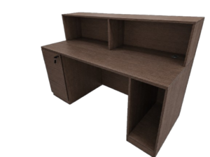 FH-RD-17 Reception Desk - Lowell Oak